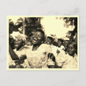 Carte postale vintage Happy Black Women Dancing (Devant)