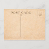 Carte Postale Vintage Happy Easter Bunny and Chick (Dos)