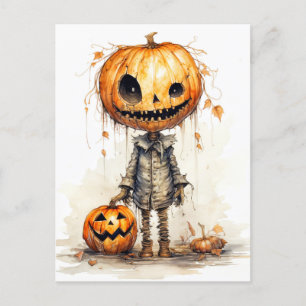 Carte Postale Vintage Happy Halloween Fiend
