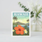 Carte Postale Vintage Hawaii (Debout devant)