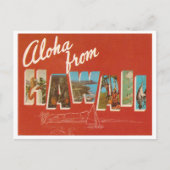 Carte Postale Vintage Hawaii (Devant)