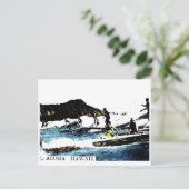 Carte Postale Vintage Hawaii (Debout devant)