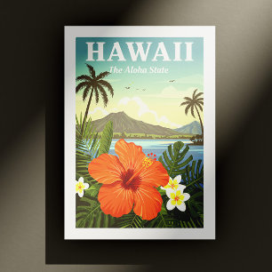 Carte Postale Vintage Hawaii