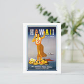 Carte postale Vintage Hawaii (Debout devant)