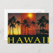 Carte postale Vintage Hawaii (Devant / Derrière)
