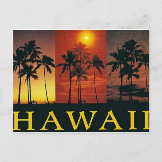 Carte postale Vintage Hawaii (Devant)