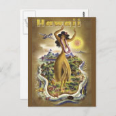 Carte Postale Vintage Hawaii 2 (Devant / Derrière)