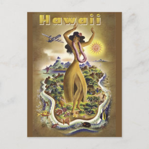 Carte Postale Vintage Hawaii 2