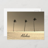 Carte Postale Vintage Hawaii Aloha (Devant / Derrière)