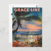 Carte Postale Vintage Hawaii, États-Unis - (Devant / Derrière)