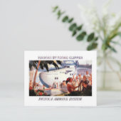 Carte Postale Vintage Hawaii, États-Unis - (Debout devant)