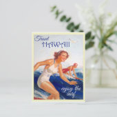 Carte Postale Vintage Hawaii Travel (Debout devant)