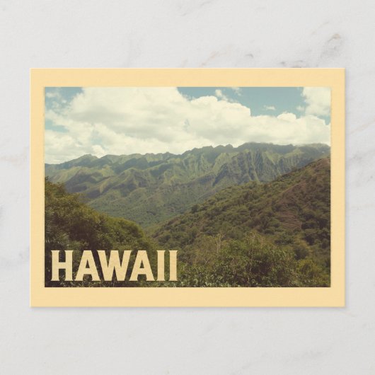 Carte Postale Vintage Hawaii Travel (Devant)
