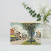 Carte Postale Vintage, Hill Street, Griffin, Géorgie (Debout devant)