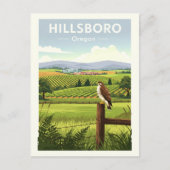 Carte Postale Vintage Hillsboro Oregon (Devant)