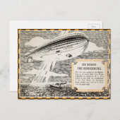 Carte postale vintage Hindenburg (Devant / Derrière)