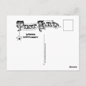 CARTE POSTALE VINTAGE HISTOIRES GHOST PARTY HALLOWE'EN (Dos)