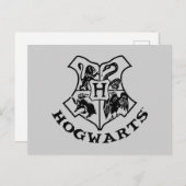 Carte Postale Vintage HOGWARTS™ (Devant / Derrière)