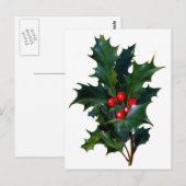 Carte Postale Vintage Holly (Devant / Derrière)