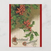 Carte postale vintage Holly (Devant)