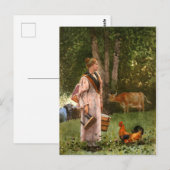 Carte Postale Vintage homard de Winslow (Devant / Derrière)