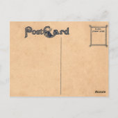 Carte Postale Vintage hongrois Deer Motif (Dos)