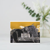 Carte postale Vintage Hudson Coupe Automobile 1938 (Debout devant)