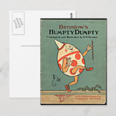 Carte Postale Vintage Humpty Dumpty (Devant / Derrière)