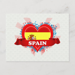 Carte Postale Vintage I Love Espagne