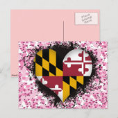 Carte Postale Vintage I Love Maryland (Devant / Derrière)