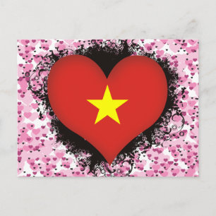 Carte Postale Vintage I Love Vietnam