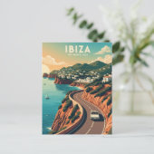 Carte Postale Vintage Ibiza Espagne Voyage (Debout devant)
