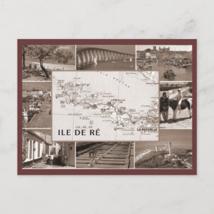 Carte Postale Vintage, Ile de Re