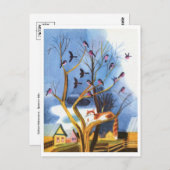 Carte Postale Vintage Illustration Postcard (Devant / Derrière)