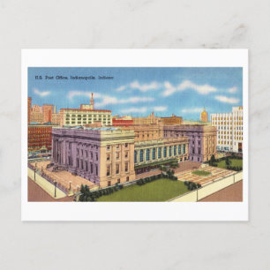 Carte postale vintage Immeuble fédéral d'Indianapo