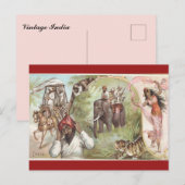 Carte Postale Vintage India (Devant / Derrière)