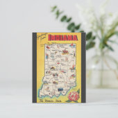 Carte postale vintage Indiana (Debout devant)