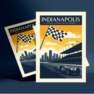 Carte Postale Vintage Indianapolis
