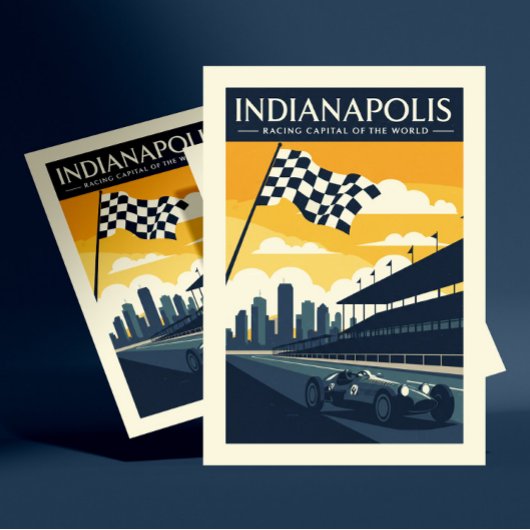 Carte Postale Vintage Indianapolis