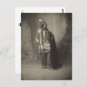 Carte Postale Vintage indien : Six Toes, Kiowa - (Devant / Derrière)