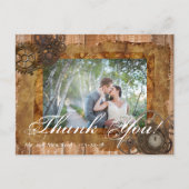 Carte Postale Vintage industriel Steampunk Pic Merci Mariage (Devant)