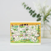 Carte postale vintage Iowa (Debout devant)