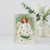 Carte postale vintage Irish Angel  (Debout devant)