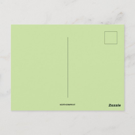 Carte Postale Vintage irlandaise ramasseuse Shamrock (Dos)