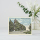 Carte Postale Vintage Iron Mountain Michigan (Debout devant)