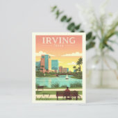 Carte Postale Vintage Irving Texas (Debout devant)