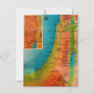 Carte postale vintage Israël