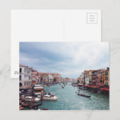 Carte Postale Vintage Italy Venice Canal Photo (Devant / Derrière)