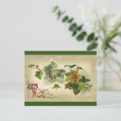 Carte postale vintage Ivy Nouvel An (Debout devant)