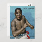Carte Postale Vintage Jack Johnson (Devant / Derrière)